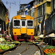 Train Market, Bangkok, Thailand