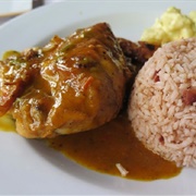 Belize: Rice, Beans and Stewed Chicken
