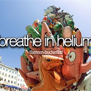 Breathe in Helium