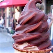Chocolate Dipped Soft Ice Cream