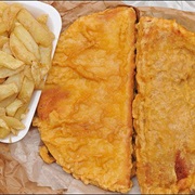 Pizza Crunch Supper (Battered Deep Fried Pizza)!