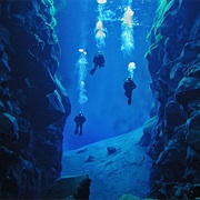 Dive or Snorkel Iceland's Silfa Rift