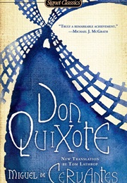 A Book You've Previously Started but Never Finished (Don Quixote  - Cervantes)