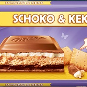 Milka Chocolate and Biscuit