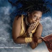 Woopi Goldberg as the Genie