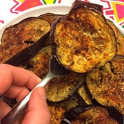 Spicy Garlic Eggplant
