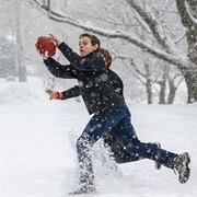Play Football in the Snow