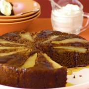 Pear Upside-Down Pudding