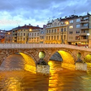 Latin Bridge, Sarajevo, Bosnia &amp; Hercegovina