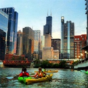 Kayaked the Chicago River