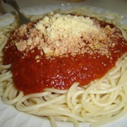 Spaghetti With Parmesan