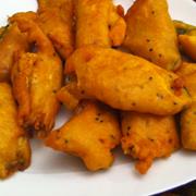 Brinjal Fried in Batter/ Beguni
