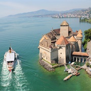 Chillon Castle, Lake Geneva, Switzerland
