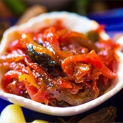 Dry Fruit Pickle - Sweet Tangy Pickle With Mix of Cashewnut, Kharik, Golden and Black Raisins, Mango