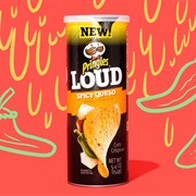 Loud Spicy Queso Pringles