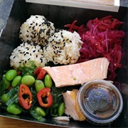 Teriyaki Salmon Sushi Salad