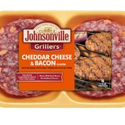 Cheddar Cheese and Bacon Sausage Grillers