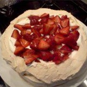 Strawberry Pavlova