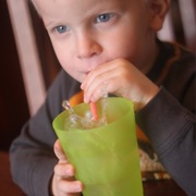 Blowing Water With Straw