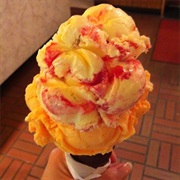 Orange Pinapple Ice Cream
