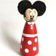 Minnie Mouse Peg Doll