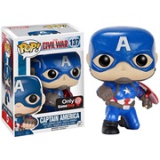 Captain America on Knee