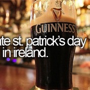 Celebrate St. Patrick's Day in Ireland
