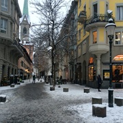 Explore a City in the Snow