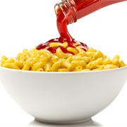 Mac and Cheese With Ketchup