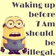 7 A.M. Is the Most Common Time for a Wake Up Call