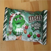 Holiday Mint M&M's