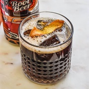Rootbeer and Rum Cocktail