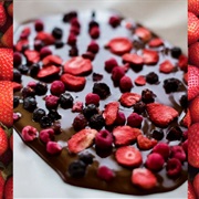Blueberry Strawberry and Raspberry Dark Chocolate