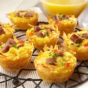 Sausage and Egg Cupcake