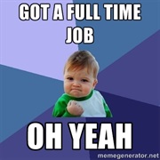 First Full-Time Job