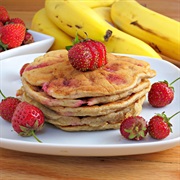 Strawberry Banana Pancakes