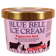 Blue Bell Peppermint Bark Ice Cream