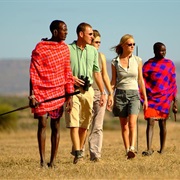 Visiting the Maasai, Africa
