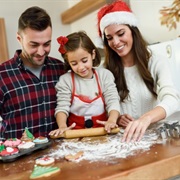 Family Christmas Baking