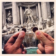 Threw a Coin in a Fountain