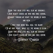 Rondel of Merciless Beauty, by Geoffrey Chaucer