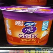 Dannon Light & Fit Pumpkin Pie