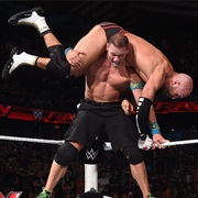 Cesaro vs. John Cena,Raw 2015