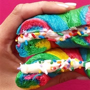 Rainbow Bagels