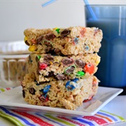 Rice Krispies With M&Ms