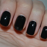 Paint Nails Black