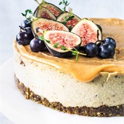 Pistachio Fig Cheesecake