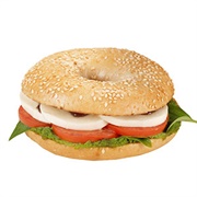 Tomato Mozzarella Bagel