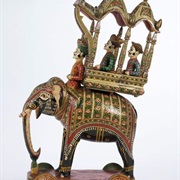 Elephant With Adventurers