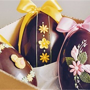 Giant Decorated Chocolate Egg
